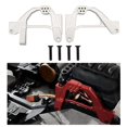 thumbnail image 4 of 2 uds amortiguador de frontal torres soportes reemplazar piezas para Axial SCX6 DIY accesorios todoterreno coche modelo camión Plata Hugo Soportes de torres de choque, 4 of 9