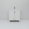 thumbnail image 4 of Jacques 30 in. W x 22 in. D White Bath Vanity, White Quartz Top, and Faucet Set, 4 of 9