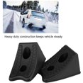 thumbnail image 4 of 2 Pcs Blocs Antidérapants pour Voiture, Blocs en Caoutchouc pour Pneu de Voiture, Cale de Roue RV, Cale de Roue en Caoutchouc pour Voiture, Remorque, Camion, Bus + Cale de Roue à Réparer, 4 of 4