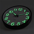 thumbnail image 3 of 12 30cm Luminous Wall Clock Quartz Clock Bedroom Living Room Clock Simple Clock, 3 of 8