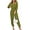 Olive Green, variant on PRETTYGARDEN Women's Fall Jumpsuits Dressy Casual Pants Romper Spring Long Sleeve V Neck Belt Pockets One Piece Outfits