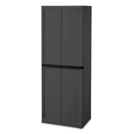 

Sterilite 4 Shelf Cabinet- Flat Gray
