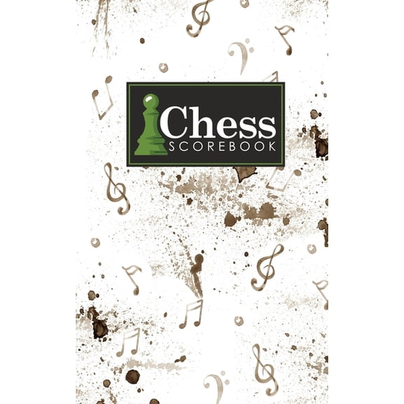 Chess Scorebook: Chess Scorebook : Chess Match Log Book, Chess Recording Book, Chess Score Pad, Chess Notebook, Record Your Games, Log Wins Moves, Tactics & Strategy, Music Lover Cover (Series #3) (Paperback)