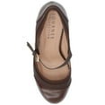 thumbnail image 5 of Journee Womens Siri Round Toe Block Heel Mary Jane Pumps, Widths Available, 5 of 10