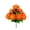 Orange, variant on Orange Orange 10 Head Large Peony Artificial Flowers Bouquet Plastic Silk Faux Peony Stems For Home Garden Vase Centerpiece