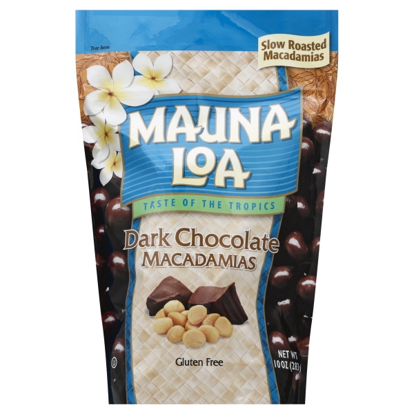 Mauna Loa GlutenFree Dark Chocolate Macadamia Nuts, 10 Oz.