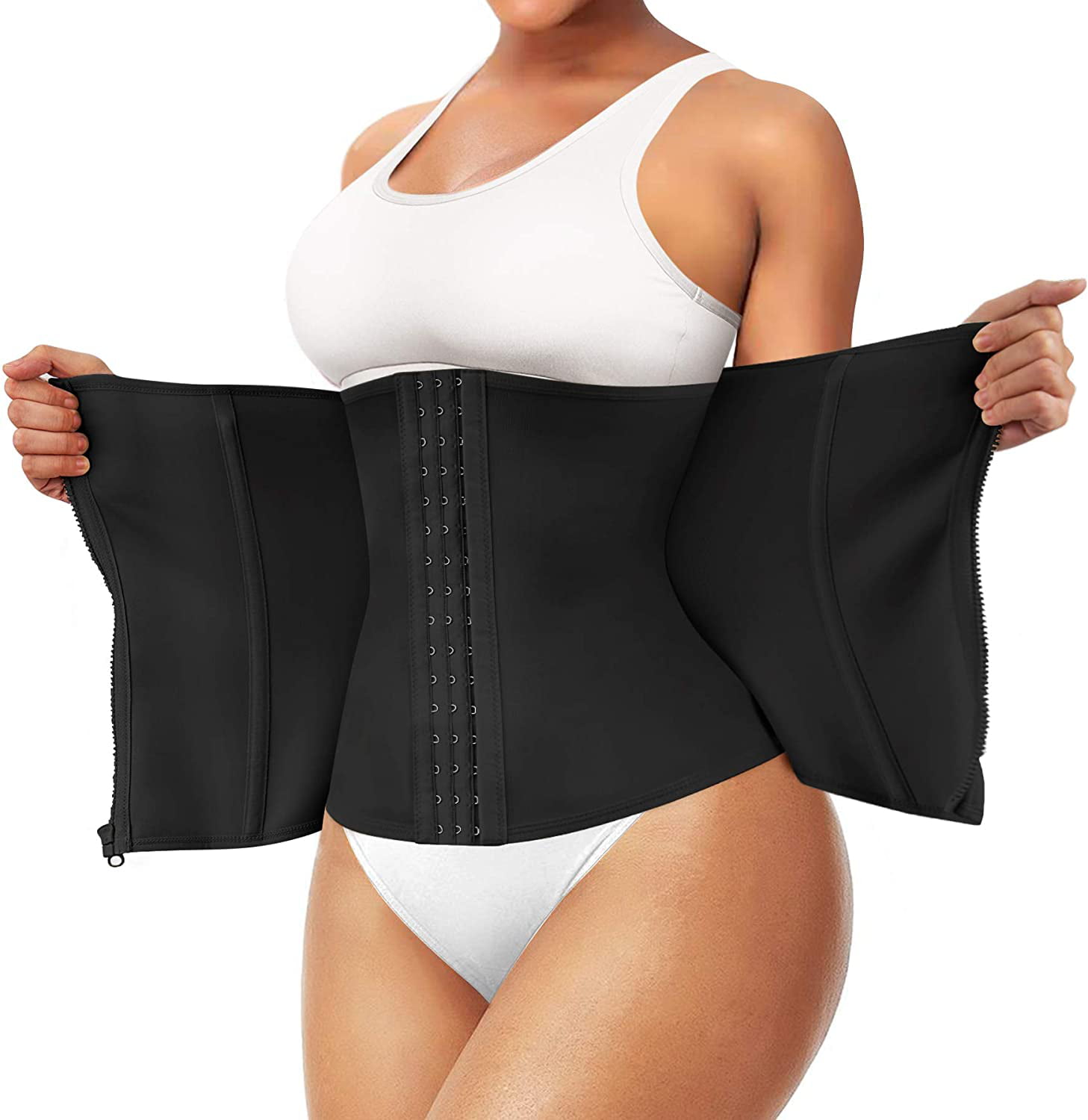 Womens Waist Trainer Fitness Corset Sport Body Shaper Vest,Ladies Workout Slimming Tummy Control Underbust 