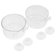 thumbnail image 1 of 2pcs Fish Feeder Mini Shape Food Holder Red Bug Feeding Cup Fish Tank Supply, 1 of 7