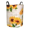 thumbnail image 2 of Fotbe Sunflower 5 Laundry Basket with Handles, Waterproof Large Laundry Hamper, Wash Bag for Corner Dorm, Rolling Laundry Basket with Handles-Medium, 2 of 8
