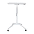 thumbnail image 2 of Unique Furniture 28" Height Adjustable Stand Up Laptop Table in White, 2 of 6
