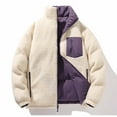 thumbnail image 4 of Abomasnow Oversized Puffer Jacket Womens Long Sleeve Fleece Lined Quilted Jacket Zip Up Warm Winter Coat Outerwear with Pockets, 4 of 4