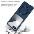 thumbnail image 2 of Decase Magnetic Case for Samsung Galaxy Z Flip 7 5G 2025,Lightweight Slim Fit Drop Matte Protection Cover,Rugged Shockproof Cover for Samsung Galaxy Z Flip 7 5G, Hard PC Protective Phone,Blue, 2 of 7