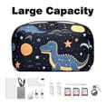 thumbnail image 3 of Dinosaur Charger Organizer, Hard Drive Cases, Cord Travel Organizer, Cell Phone Cord Organizer - Waterproof Oxford Cloth Digital Bag 5.9x9.44x3.14 in, 3 of 6