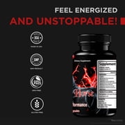 (3 Pack) Black Horse Pills – Official BlackHorse All-Natural Vitamin for Physical Health & Overall Well-Being, Premium Capsules for Energy, Vitality & Wellness Support, Reviews (180 Capsules)