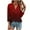 Red#01, variant on Tejiojio Women's Dressy Casual Tops Business Work Blouses Button Down Shirts Cap Sleeve V Neck Female Loose Tshirt Button Shirt