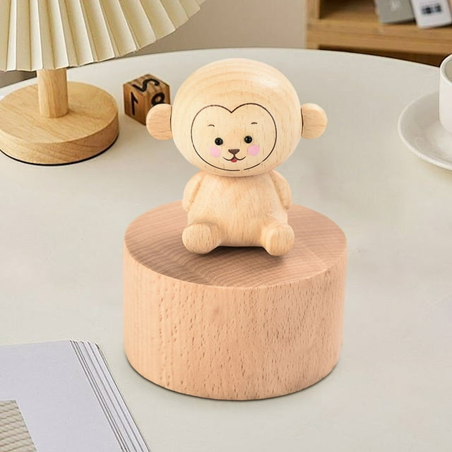 Decoración del hogar, decoración de habitaciones, decoración de paredes, caja de música de madera, manualidades, regalo de cumpleaños, accesorios de decoración del hogar, artesanía musical