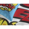 thumbnail image 4 of Ambesonne Chill Quilted Bedspread Set 3 Pcs, Pop Speech Bubble, King Size, Blue Yellow Vermilion, 4 of 5