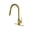Gold, variant on Cfowner Kitchen Faucet with Pull Down Sprayer, High Arc Single Handle Sink Faucet for Bar Laundry, 360°Swivel Spout, Gold