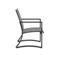 thumbnail image 4 of COSCO Outdoor Furniture, Patio Dining Chairs, 6 pack, Steel, Light Gray Sling, 4 of 10