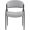 thumbnail image 4 of Meridian Furniture Chaise de Salle à Manger Gris Privet (Ensemble de 2), 4 of 6