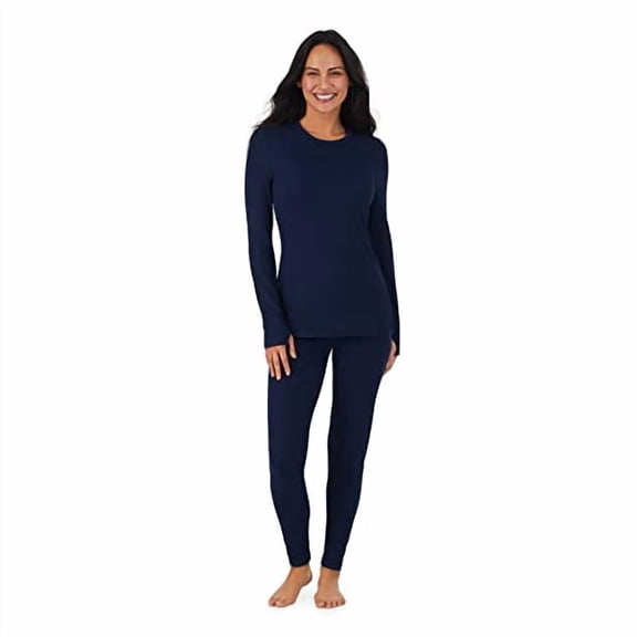 Cuddl Duds Womens Heavyweight 2 Piece Base Layer Thermal Set