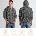thumbnail image 3 of Black Paisley Bandana Pattern Oversized Hoodies For Men Teen Pullover With Pocket Mens Pullover Hoodie Sweatshirt S-5XL, 3 of 6