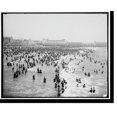 thumbnail image 2 of Historic Framed Print, Beach, Atlantic City, N.J., The, 17-7/8" x 21-7/8", 2 of 9