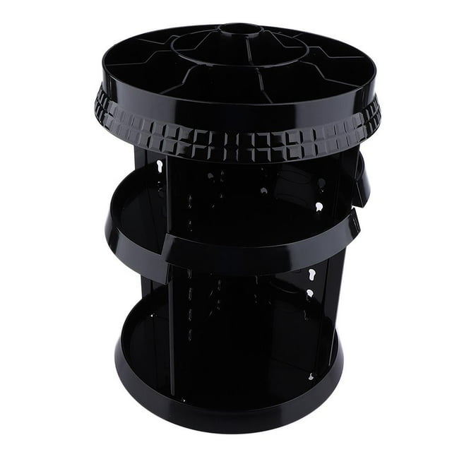 Organizador de maquillaje giratorio 360 Perfecl Negro