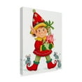 thumbnail image 2 of Trademark Fine Art 'Elf With 3 Mice' Canvas Art by Beverly Johnston, 2 of 3