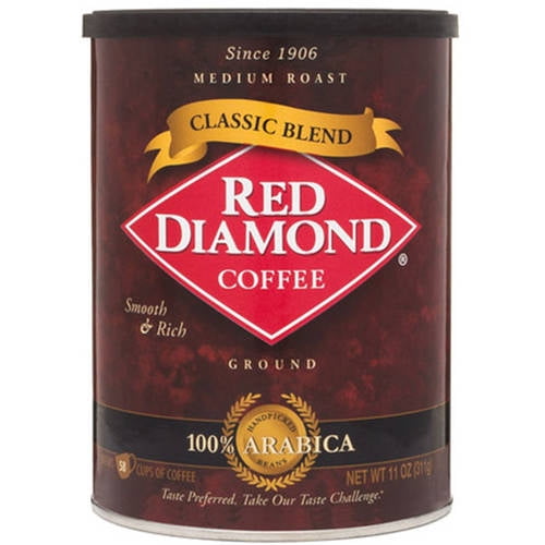 Red Diamond Classic Blend Medium Roast Ground Coffee, 11 oz