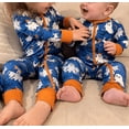 thumbnail image 3 of WIBACKER Halloween Ghost 3-24M Bamboo Baby Boys Convertible Footie Pajamas, Footed Zipper Sleeper for Infant Baby Girls, 3 of 10