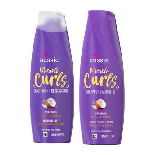 Aussie COMBO Hair Shampoo and Conditioner Miracle Curls, Set Of 2