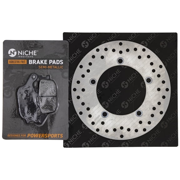 Niche Rear Right Brake Rotor Pad Kit for Suzuki 69100-08860 Motorcycle MK1006653