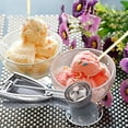 thumbnail image 4 of Dream Lifestyle Stainless Steel Small Cookie Scoop, Ice Cream Scooper with Trigger Release, Large/Medium/Small Scooper for Cookie Cupcake Melon and More, 4 of 7