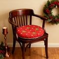 thumbnail image 5 of Christmas Chair Cushion Winter Seat Pad with Cotton Linen Fill, Printed Decorative Cushion for Dining Office Chair Indoor Outdoor Use(D), 5 of 5