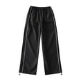 thumbnail image 1 of Pantalones cargo holgados para mujer: cintura baja retro, múltiples bolsillos, diseño con cordón, mezcla de algodón, estilo hip hop urbano, 1 of 6
