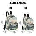thumbnail image 2 of FORMRS Mini Backpack Purse for Women Quilted Travel Daypack Casual Shoulder Bag, Watercolor Mountatin, 2 of 7