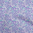 thumbnail image 1 of oneOone Rayon Amethyst Fabric Paisleys Craft Projects Decor Fabric Printed By The Yard 56 Inch Wide, 1 of 5