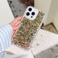thumbnail image 4 of Funda de teléfono de silicona con lentejuelas brillantes de lujo para iPhone 16, 15, 11, 12, 13, 14 Pro Max, protección a prueba de golpes, regalo de Navidad, 4 of 4