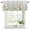 Gray, variant on Yellow Flower Curtain Valances for Windows, Kitchen Valance Window Treatments Panel 2 Pack, Country Eucalyptus Lavender Daisy Plaid Grey Rod Pocket Short Curtains for Bathroom Bedroom 54 x 18 Inch
