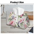 thumbnail image 7 of ZUXONGSY Hummingbird Flower Tissue Box Cover Rectangular PU Long Tissue Box Cover with Buckle Waterproof Tissue Cover Easy to Clean Napkin Tissue Dispenser Stylish Home Decor, 7 of 7