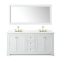 thumbnail image 4 of Wyndham Collection WCV232372DWHGTUS3M70 Avery 72" Free Standing Double Basin Vanity Set -, 4 of 7
