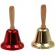 thumbnail image 1 of Campana de mano, campana de mano multifunción de cobre de 12 cm, sonido fuerte, mango de madera, campana de mesa para la recepción escolar, cena, decoración navideña, juguetes para niños de, 1 of 5