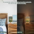 thumbnail image 4 of Yayeee Table Lamp for Bedroom Nightstand LED Portable Bedside Warm Light, Orange Floral Garden, 4 of 7