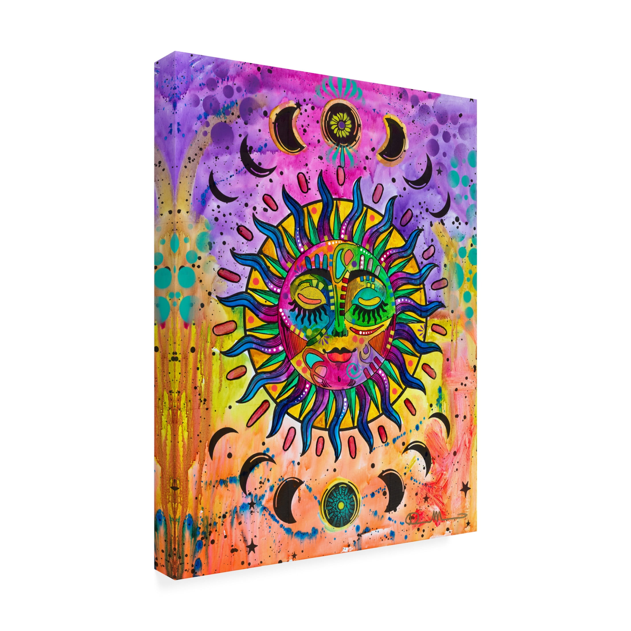Canvas Wall Art - Dean Russo 'Sun' Wall Art for Living Room, Bedroom, or Office Décor by Trademark Fine Art - 35 x 47 Inches