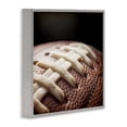 thumbnail image 3 of Stupell Industries Football Closeup On Black Gray Framed Giclee Art, design by Kim Allen, 24 x 24, 3 of 8