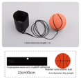 thumbnail image 2 of Pelota de goma para rebotar en la muñeca, de 63 mm, de color natural, muy elástica, para fútbol, baloncesto, tenis, béisbol, juguete para niños, 2 of 3