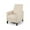 Beige/Dark Brown, variant on GDF Studio Kiersten Contemporary Fabric Pushback Recliner, Beige