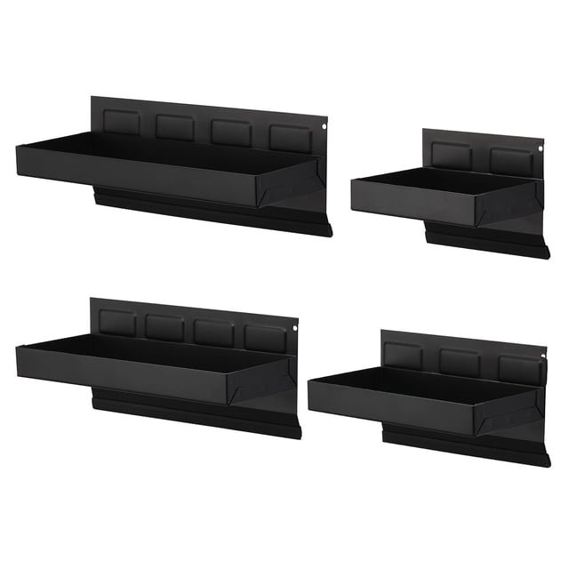 Mayouko 4PCS Magnetic Tool Parts Tray Shelf Set, Magnetic Storage for Toolbox, Tool Box Accessories for Van Workshop, Garage, Toolbox, Ches