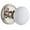 Polished Nickel, variant on Grandeur 821775 Georgetown Solid Brass Rose Dummy Knob Set - Nickel